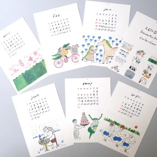 kanataiko 2026年 オリジナルカレンダー