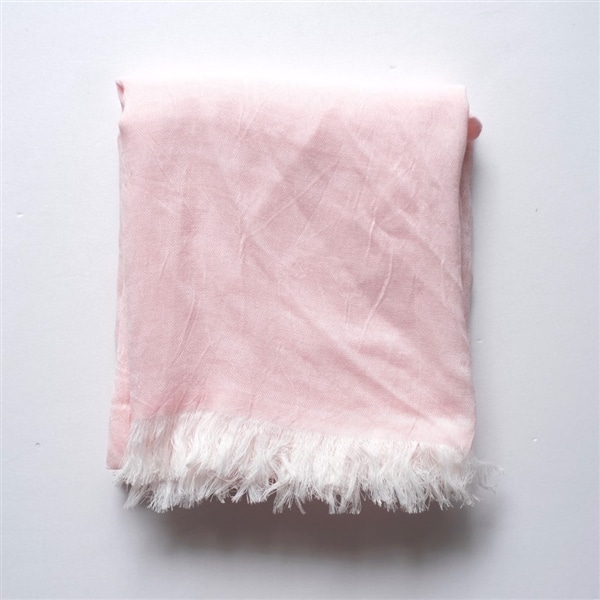 コットン＆ウールストール　羽織（HAOLU） 桜