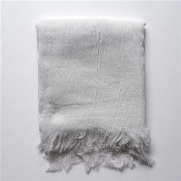 コットン＆ウールストール　羽織（HAOLU） 灰