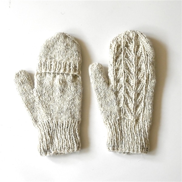 sisam コモレビ ミトン ゴートホワイト