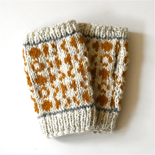 sisam ミチカケ リストウォーマー ホワイト