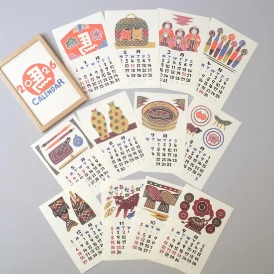 小田中耕一カレンダー 2026