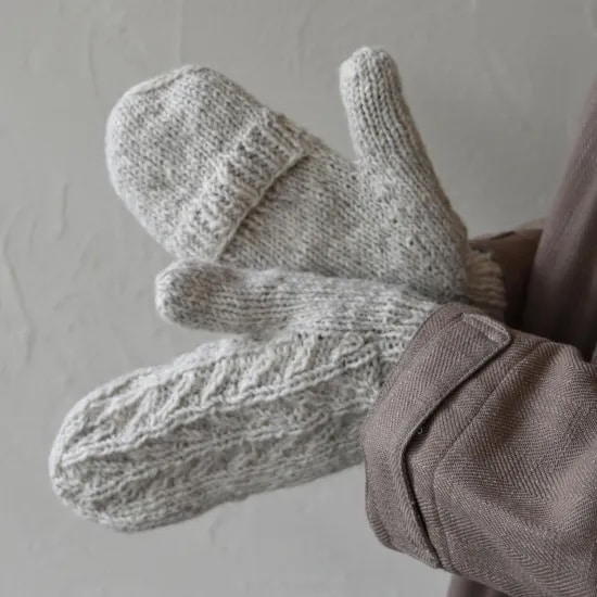 sisam コモレビ ミトン レッド