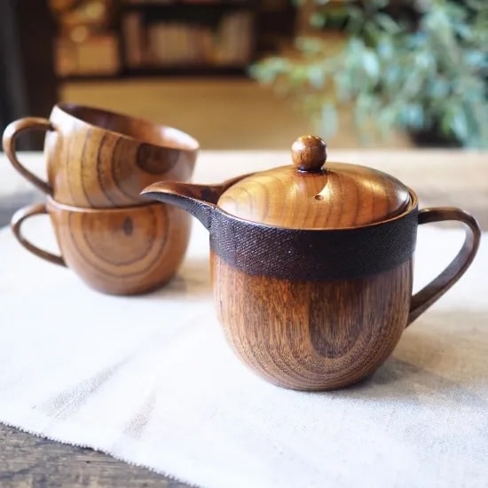 木製ティーカップ