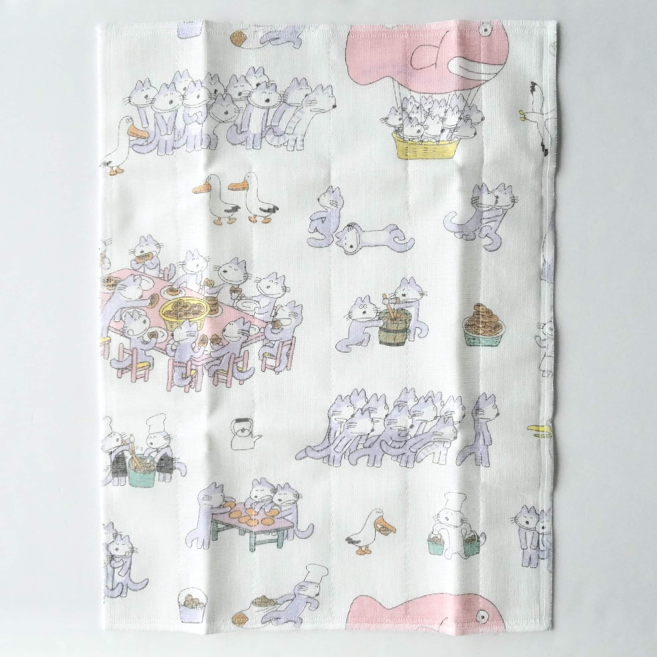 とらねこ大将ひきいる11ぴきの愉快なねこたちです。