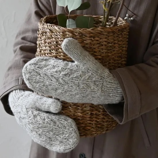 sisam コモレビ ミトン レッド