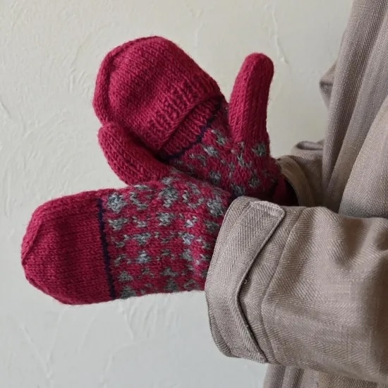 sisam ミチカケ ミトン ホワイト