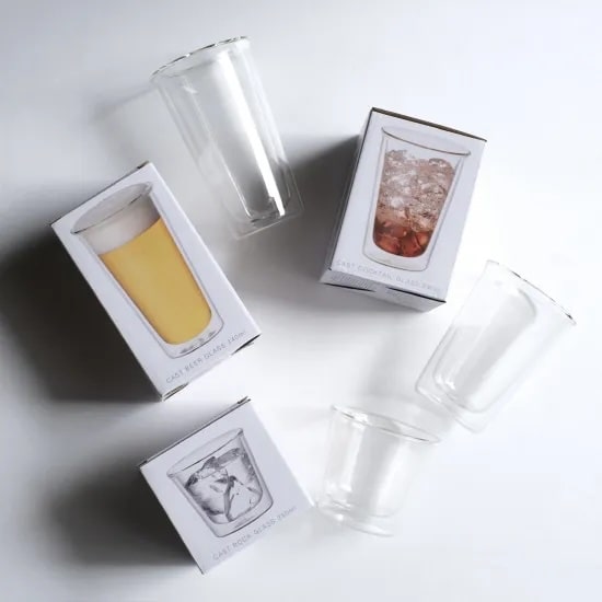 KINTO　CAST ダブルウォールグラス ロックグラス