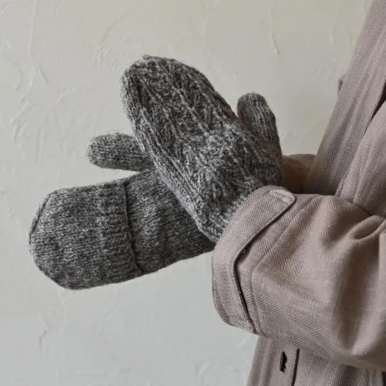 sisam コモレビ ミトン レッド