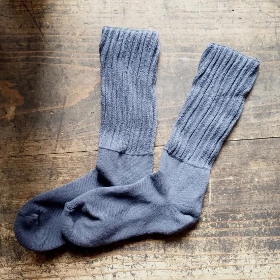 履くタオル オーガニック（S） チャコールグレー