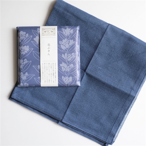 中川政七商店　「彩り豊かな」花ふきん 竜胆（リンドウ）