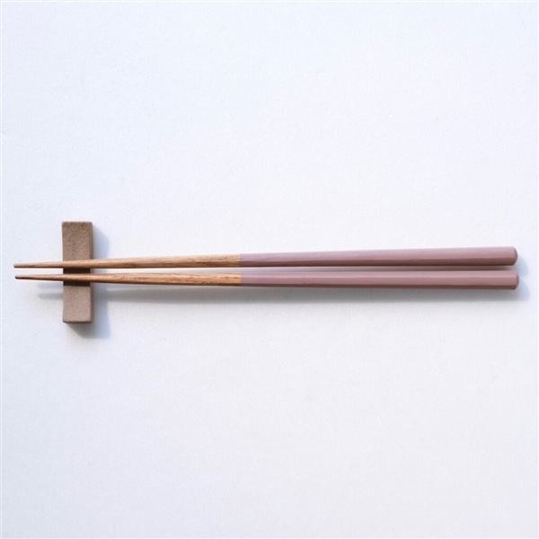 箸蔵まつかん　八角箸（箸置き・箱付） 夕暮色