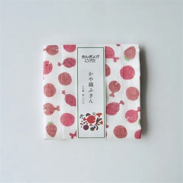 中川政七商店　かや織ふきん 絵本シリーズ きんぎょがにげた