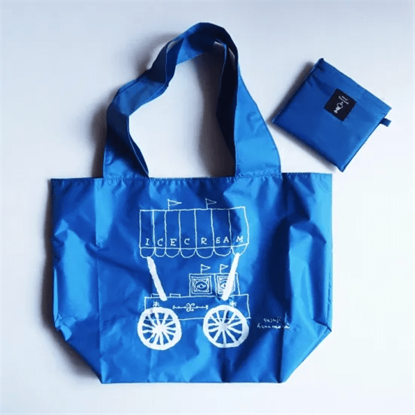 花森安治 エコバッグ（ミニ・ブルー）