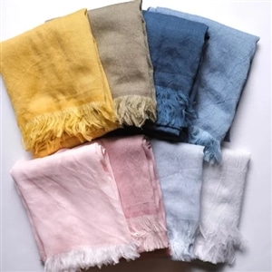 コットン＆ウールストール　羽織（HAOLU）