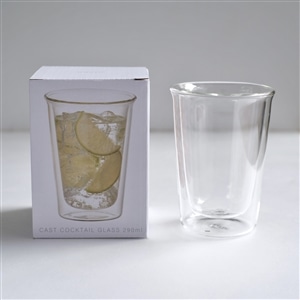 KINTO　CAST ダブルウォールグラス カクテルグラス