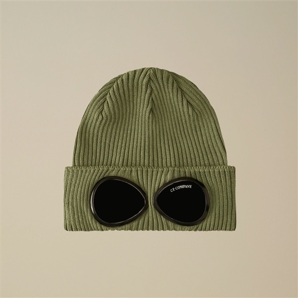 Cotton Goggle Beanie 648 BRONZE GREEN ONESIZE