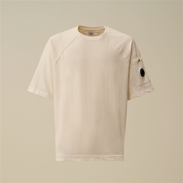 Light Fleece Short Sleeve Sweatshirt 103 GAUZE WHITE L