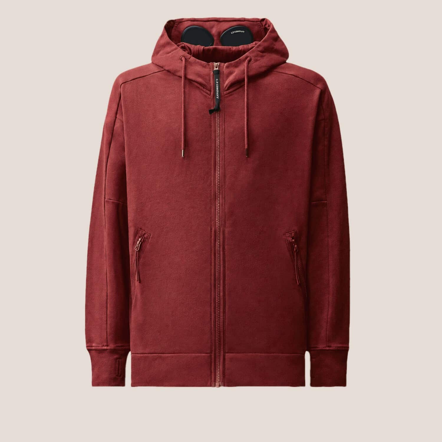 Diagonal Raised Fleece Goggle Zip Sweatshirt 592 ANDORRA S