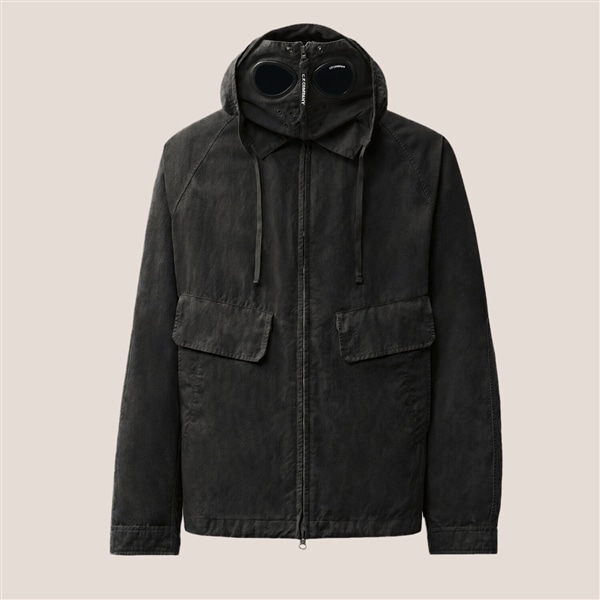 TWILL MIXED EXPLORER JACKET 999 BLACK S