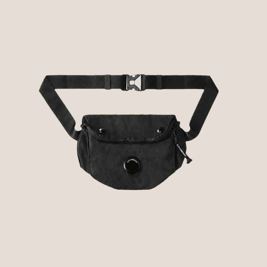 Nylon B Lens Zipped Waist Bag