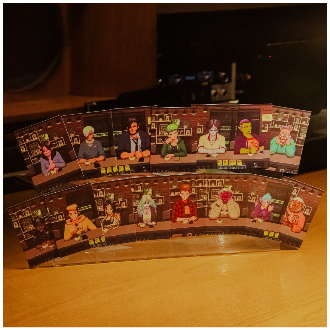 【Record of COFFEE TALK】復刻商品・トレーディングカード4枚セット（全15種）