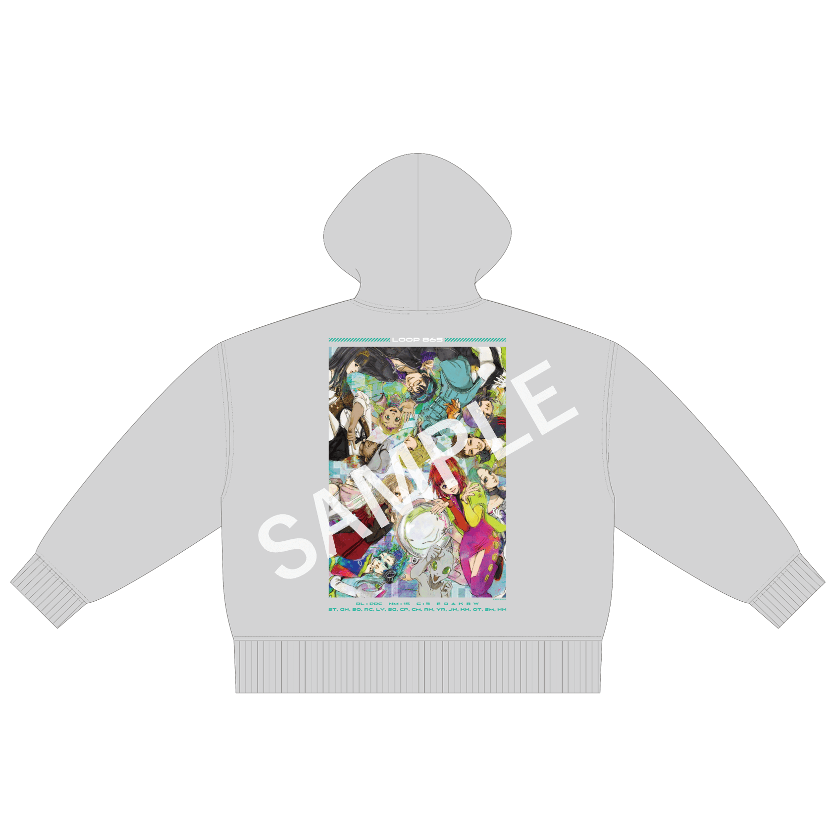 【GNOSIA STORE 5th Anniversary】オーバーサイズ フーディ（ことり イラストver.） Gray M