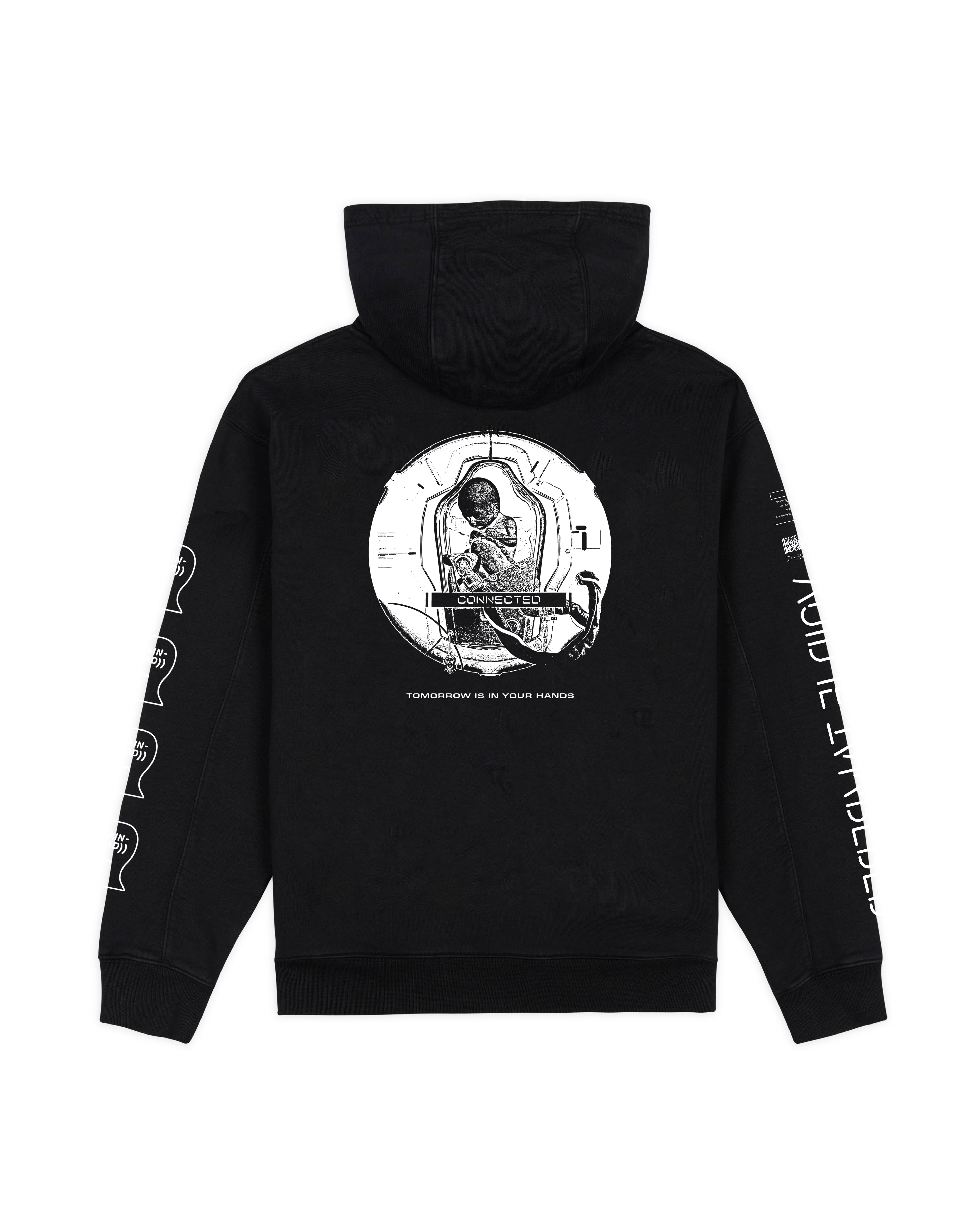 Brain Dead x DEATH STRANDING  HOODED SWEAT　M　※受注商品　※2025年3月下旬以降随時発送 black M