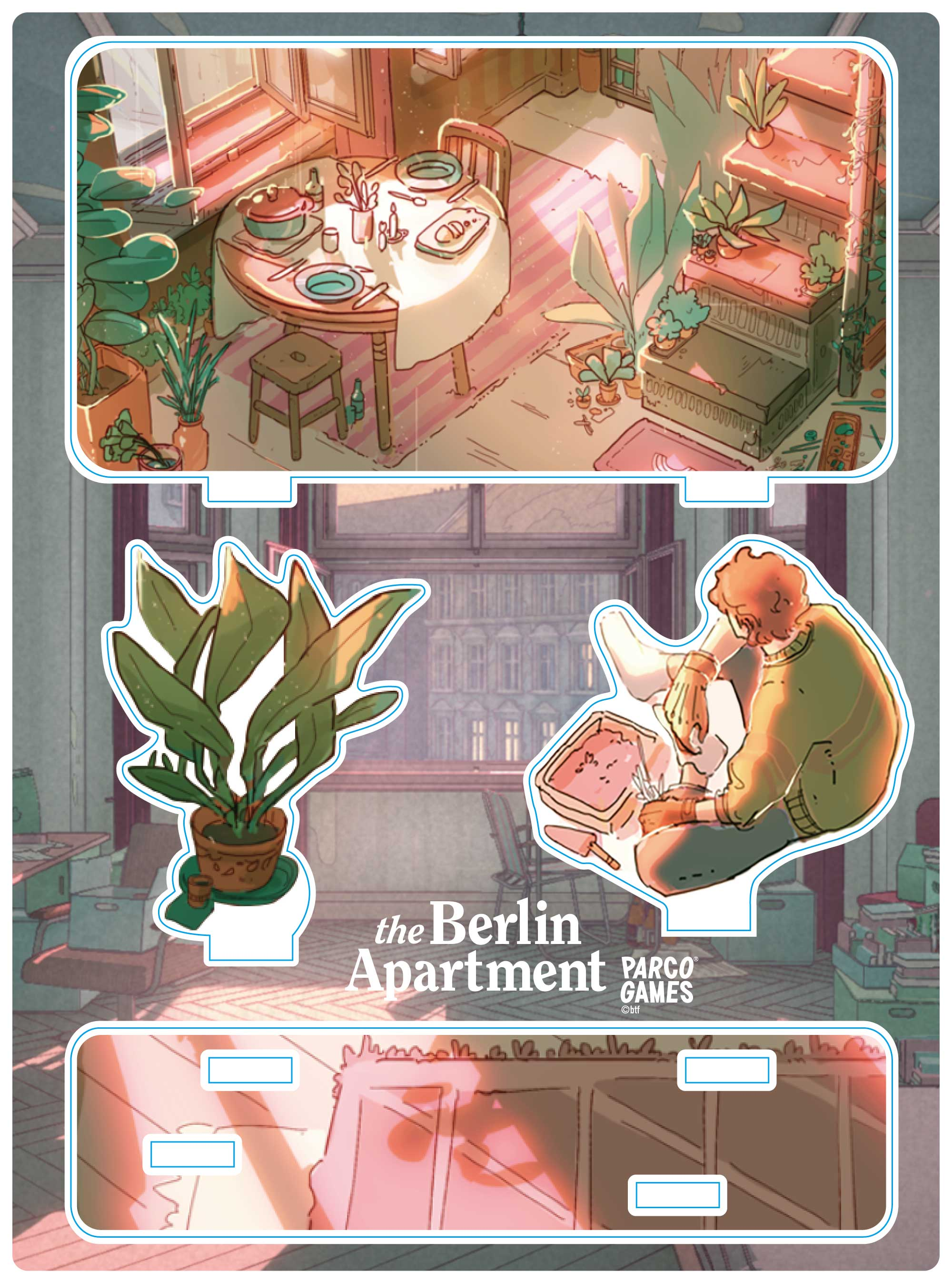 【PARCO GAMES】The Berlin Apartment アクリルジオラマプレート