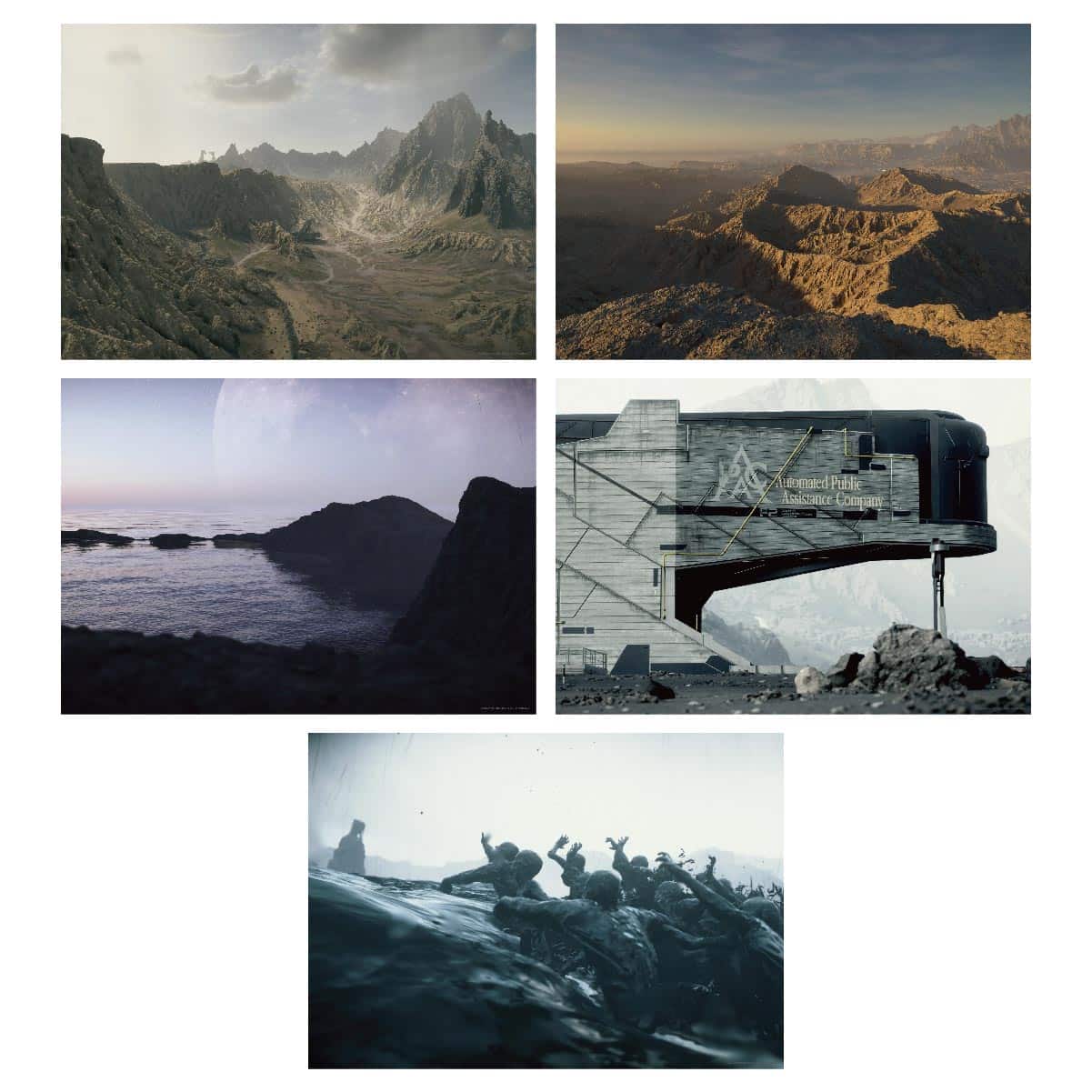 【DEATH STRANDING 2 JAPAN POPUP TOUR FINAL】DEATH STRANDING 2 Landscape Poster B