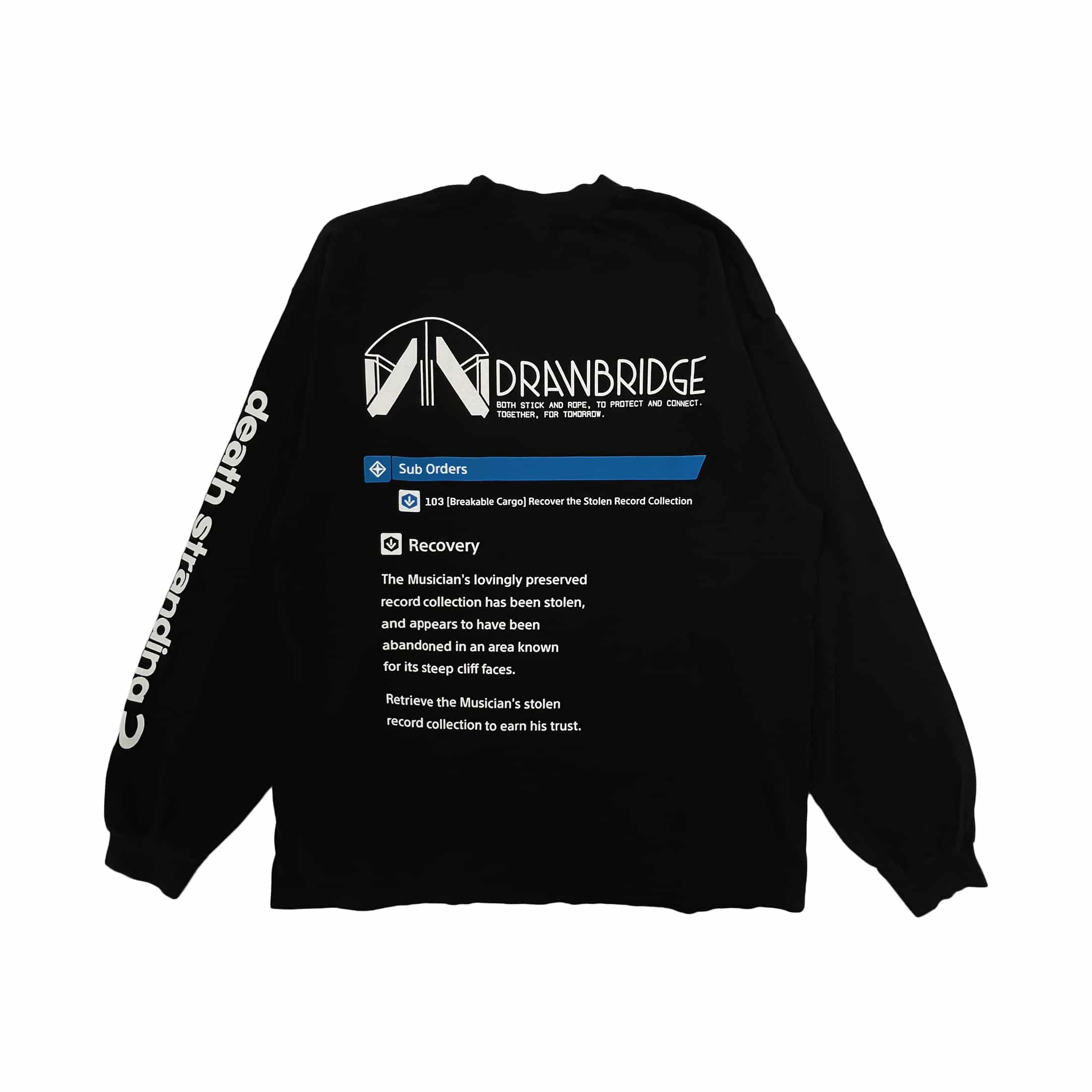【DEATH STRANDING 2 JAPAN POPUP TOUR FINAL】DEATH STRANDING 2 × ディスクユニオンロングスリーブ Tシャツ M