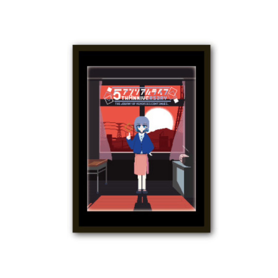 【アンリアルライフ5周年】ホログラム箔押しアート　※受注商品　※2025年8月上旬以降発送予定