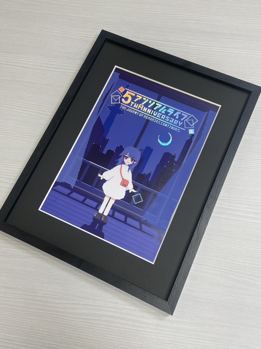 【アンリアルライフ5周年】ホログラム箔押しアート　※受注商品　※2025年8月上旬以降発送予定