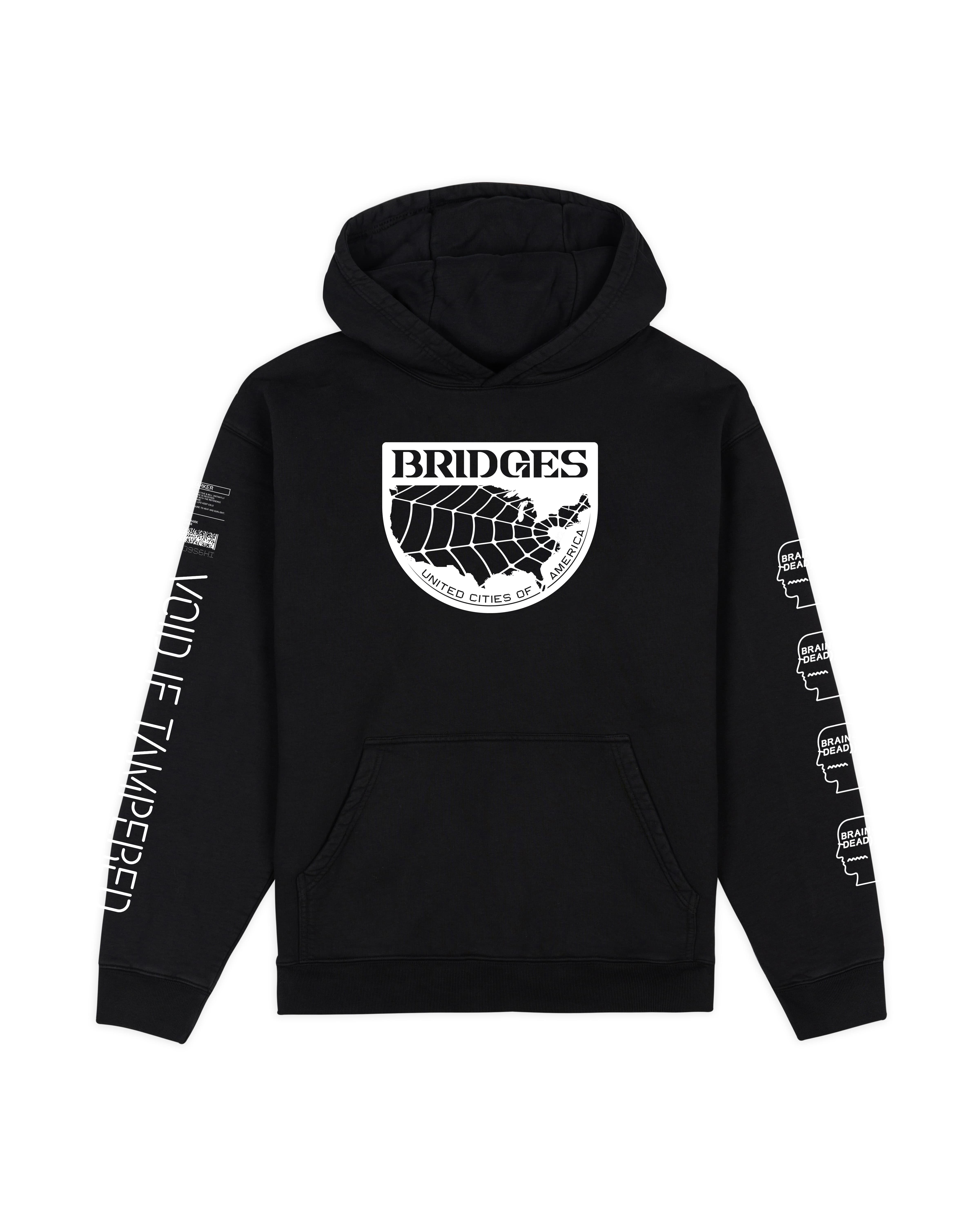 Brain Dead x DEATH STRANDING  HOODED SWEAT　L 　※受注商品　※2025年3月下旬以降随時発送 black L