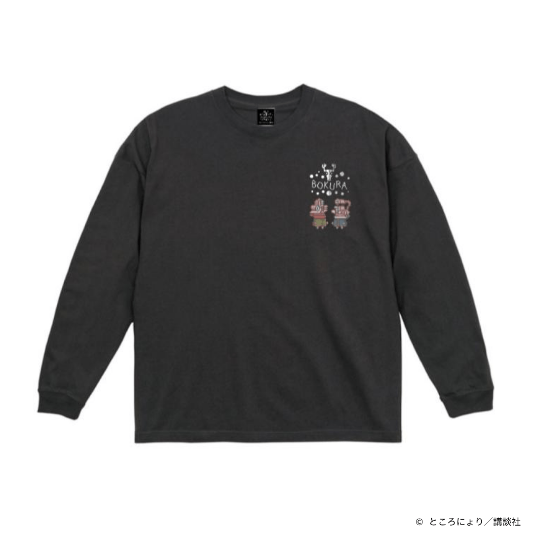 『違う冬のぼくら』ロングTシャツ ブラック S