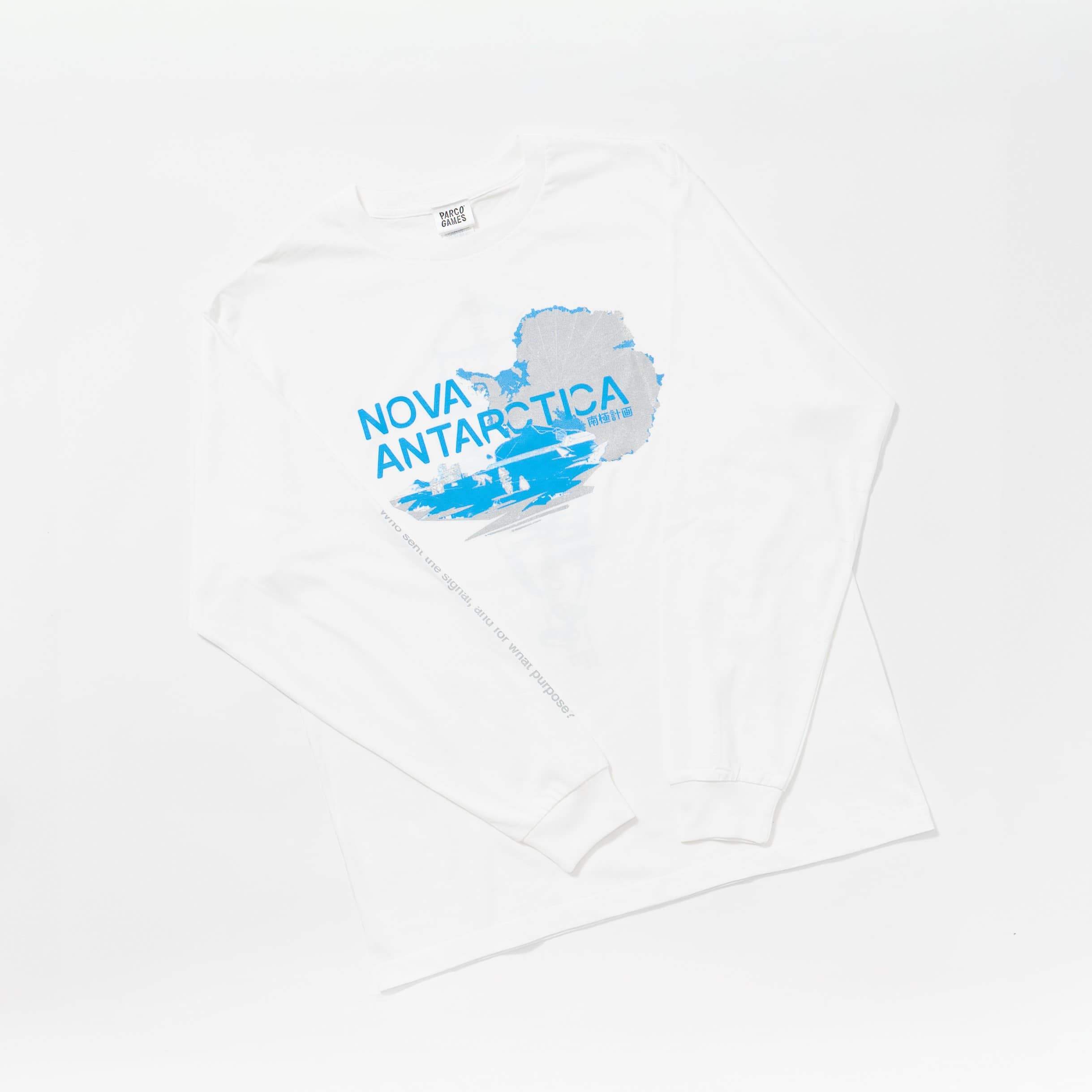 【PARCO GAME CENTER】南極計画 Long Sleeve T-shirt ﾎﾜｲﾄ M