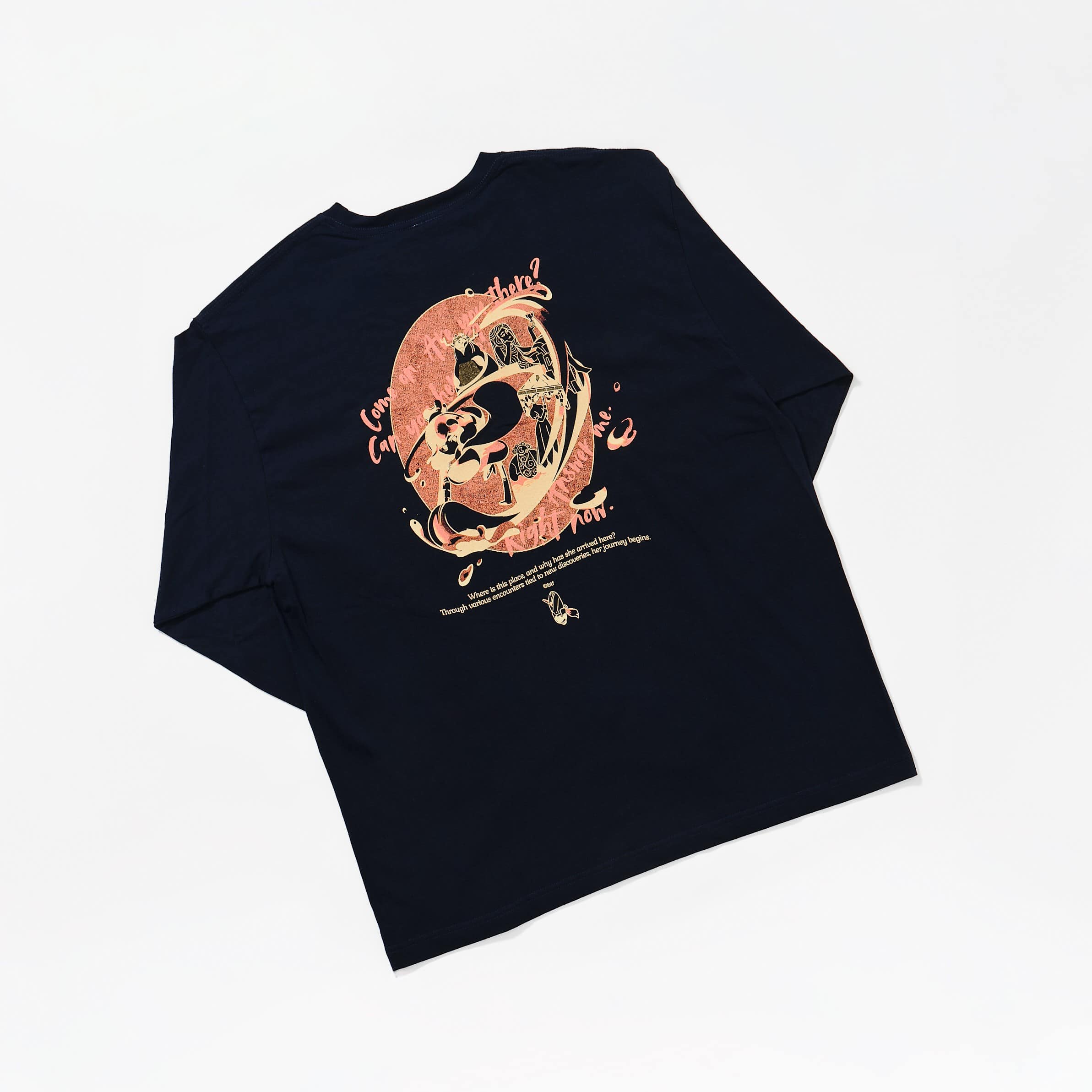 【PARCO GAME CENTER】Paintbrush Long Sleeve T-shirt ﾈｲﾋﾞｰ M