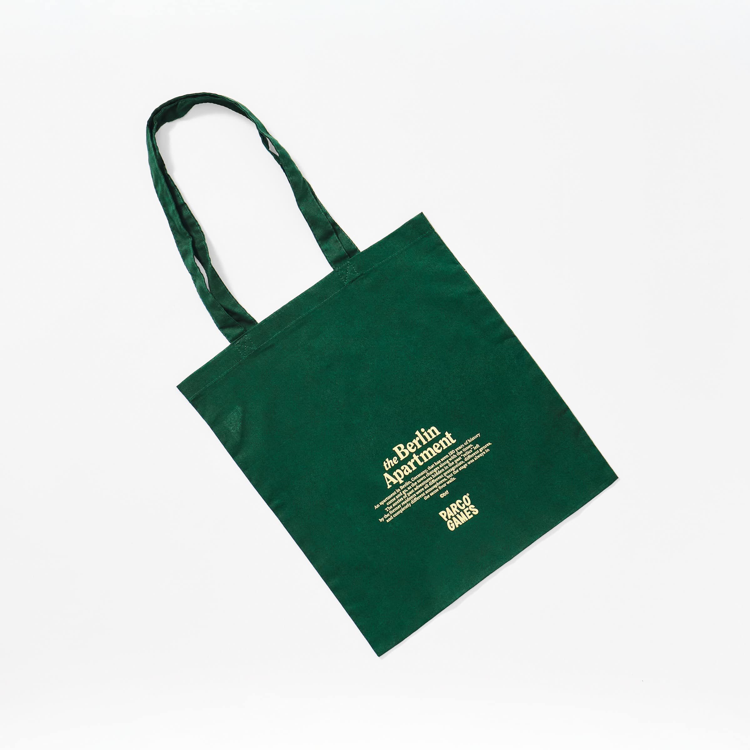 【PARCO GAME CENTER】The Berlin Apartment Tote Bag ﾎﾞﾄﾙｸﾞﾘｰﾝ
