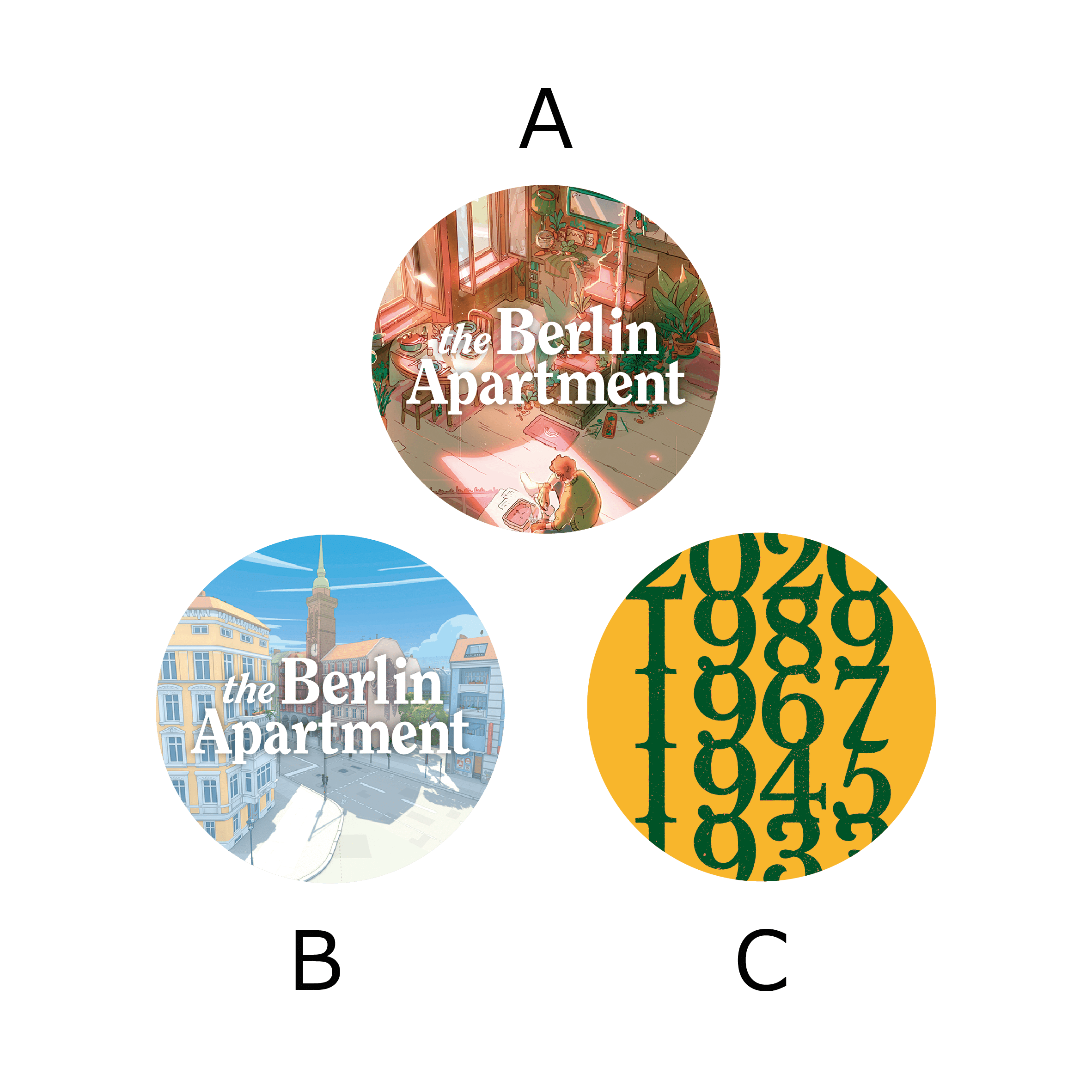 【PARCO GAMES】The Berlin Apartment 缶バッジ
