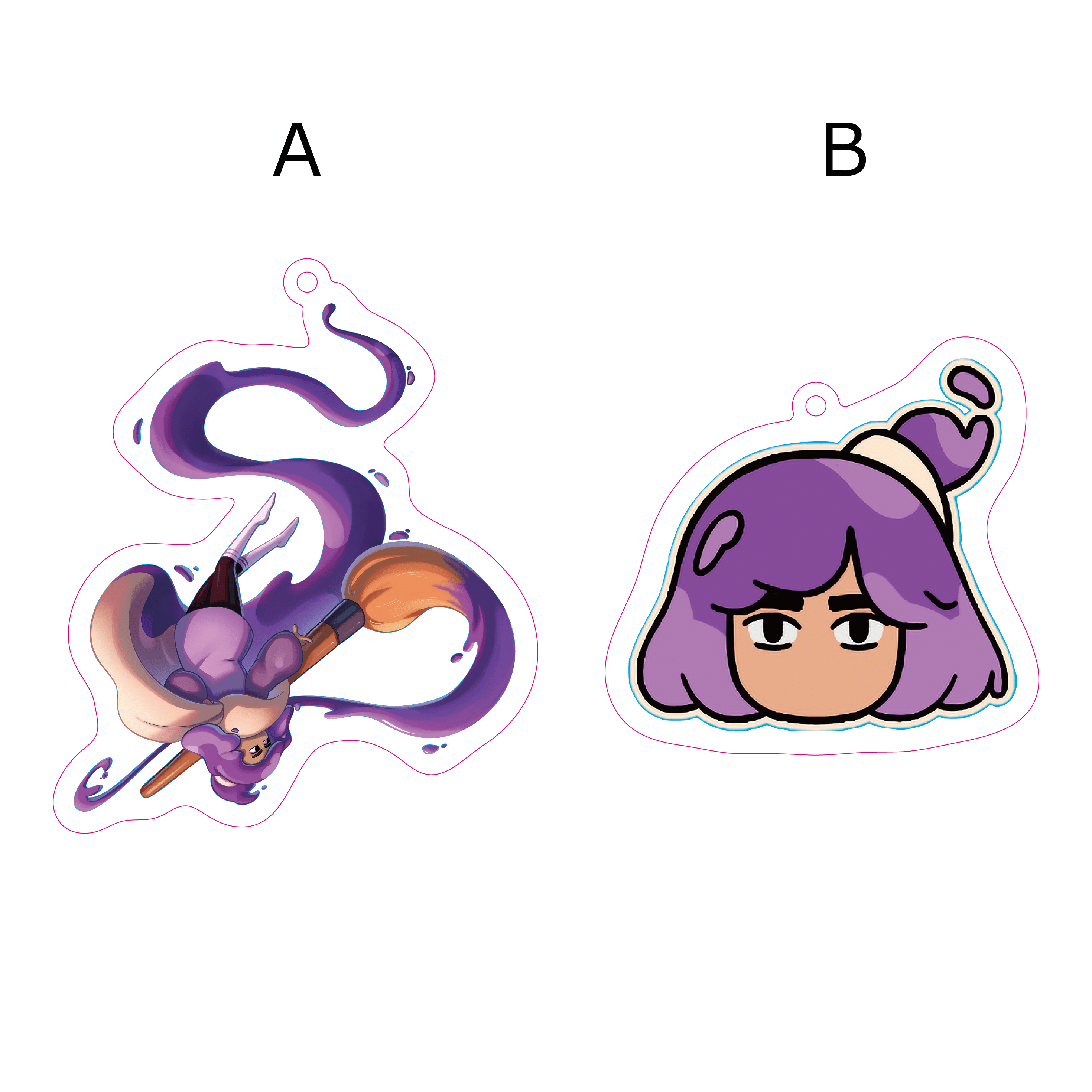 【PARCO GAMES】Constance  アクリルキーホルダー B