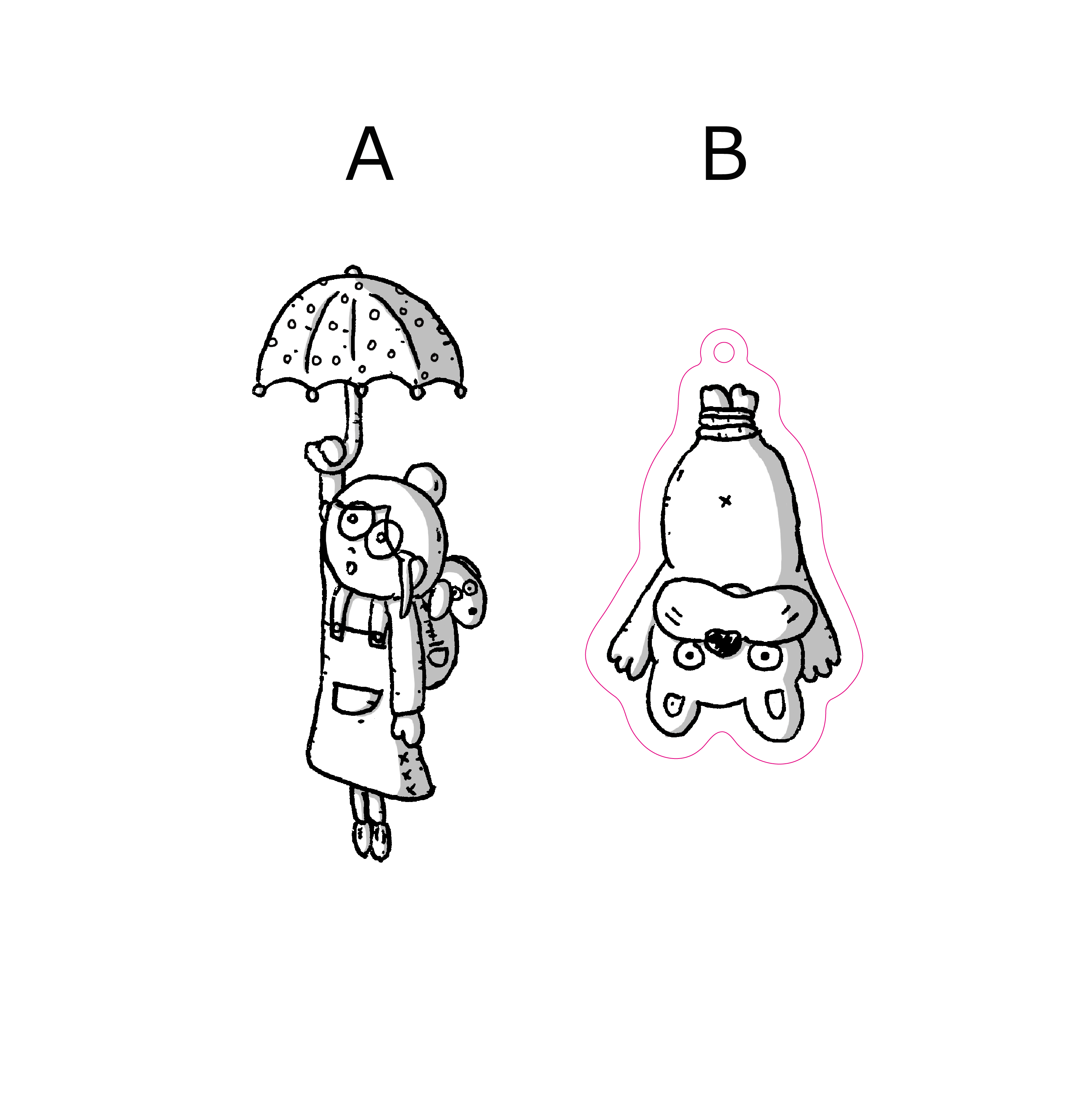 【PARCO GAMES】Finding Polka アクリルキーホルダー B