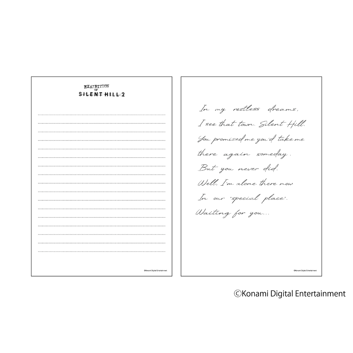 【SILENT HILL ２】Mary's Last letter