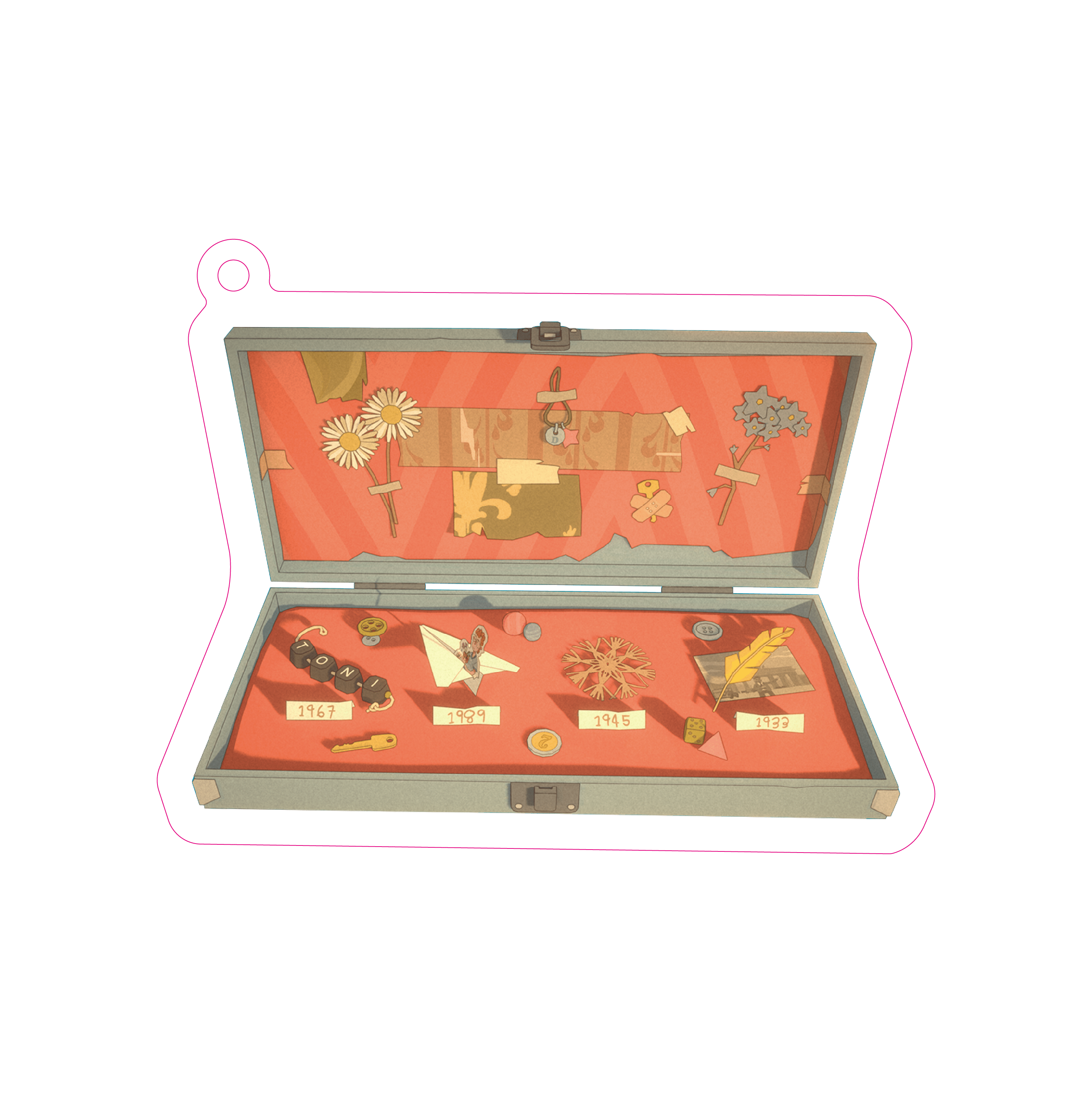 【PARCO GAMES】The Berlin Apartment アクリルキーホルダー A