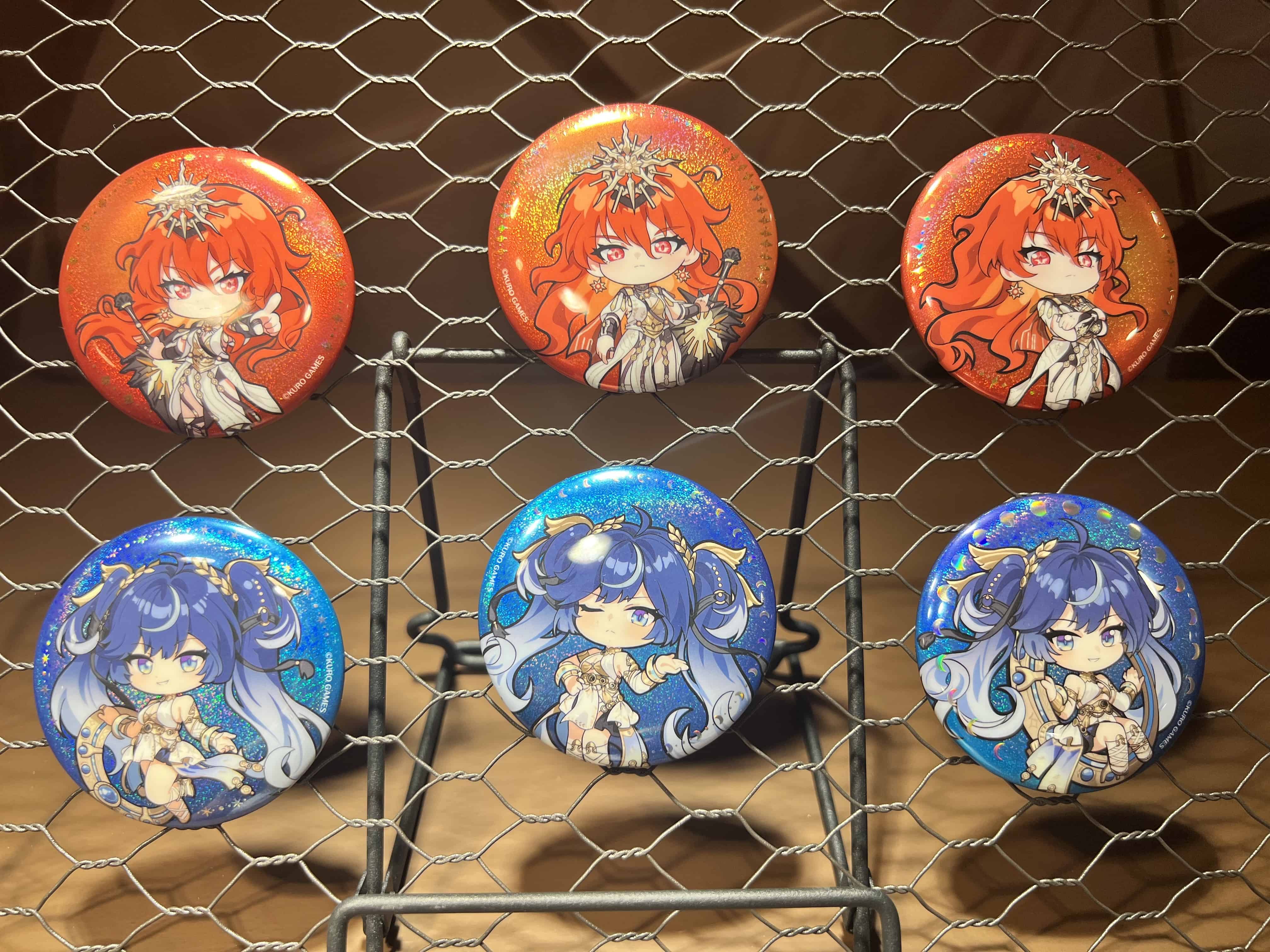 【鳴潮×PARCO】トレーディング缶バッジ[ちびキャラオーガスタ&ユーノ]（全6種）【セット商品】