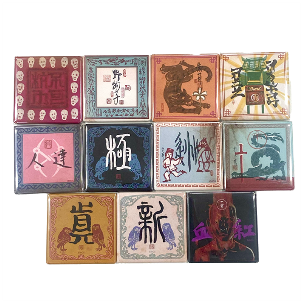 【野狗子 九龍市場】トレーディングマグネット(全11種ランダム)