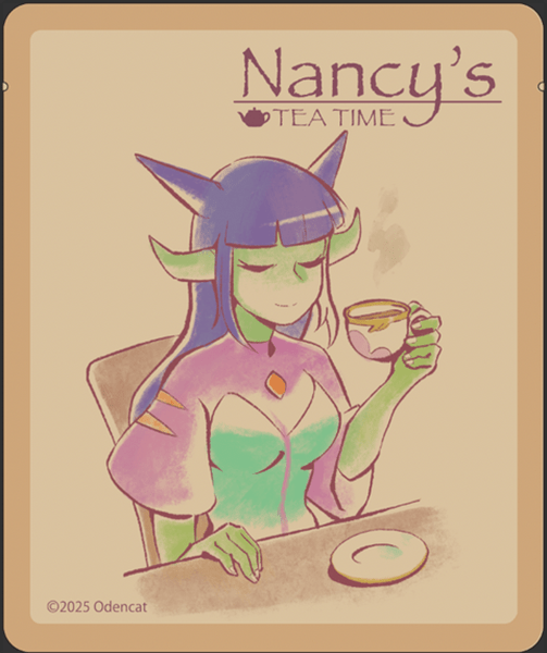 【メグとばけもの】ナンシーの紅茶パック