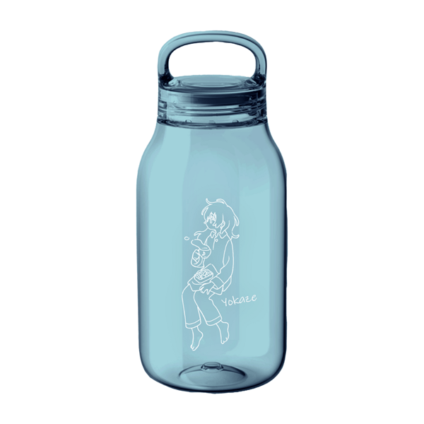 【ヨカゼミュージアム】ヨカゼのクリアミニボトル（300ml）（ブルー） ブルー