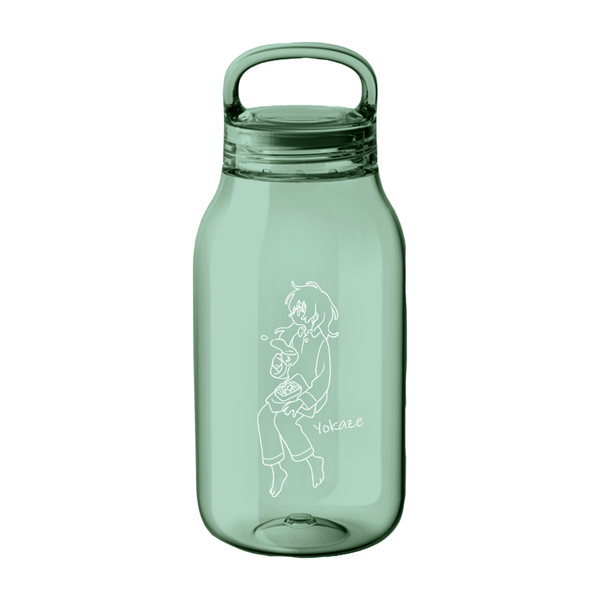 【ヨカゼミュージアム】ヨカゼのクリアミニボトル（300ml）（グリーン） グリーン