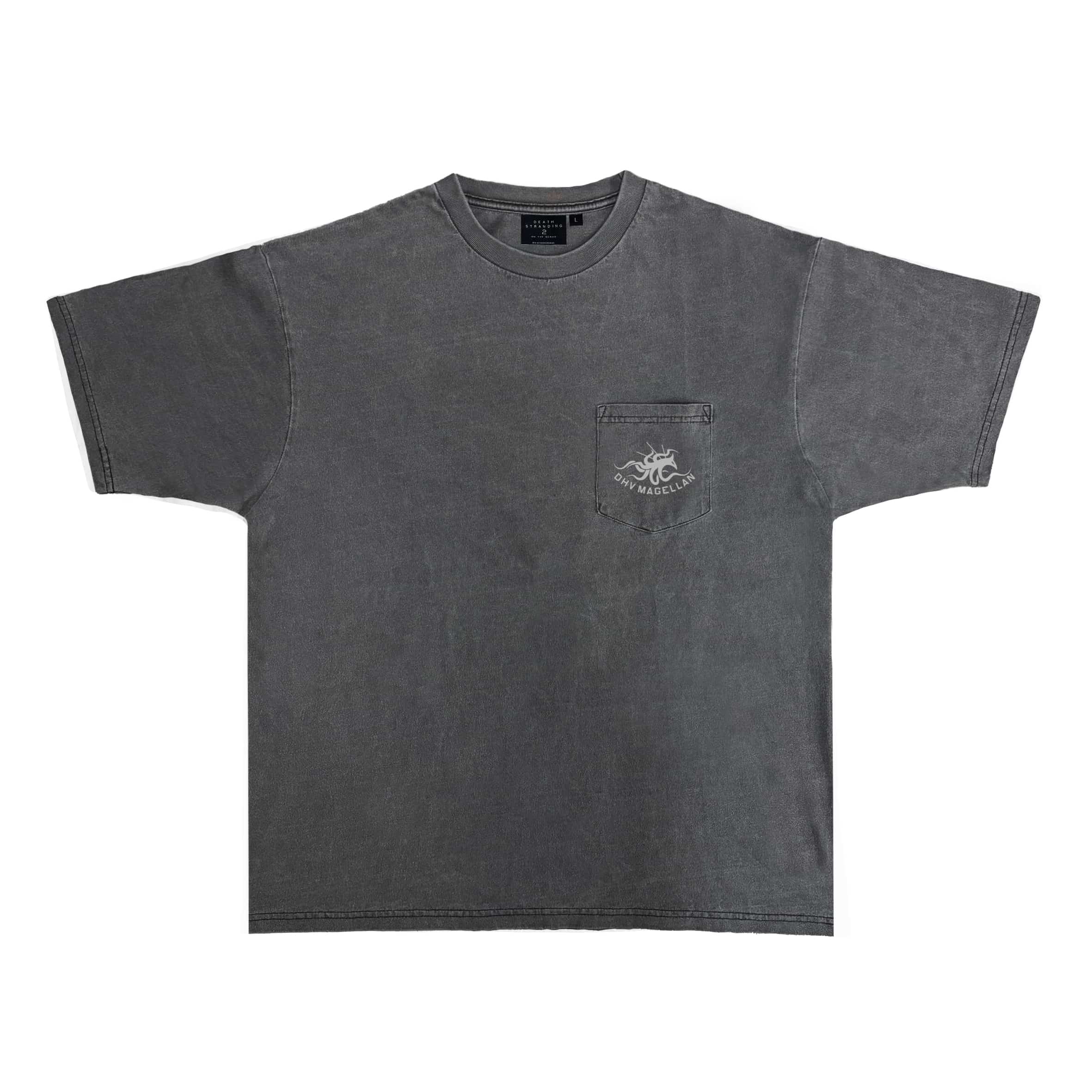 【DEATH STRANDING 2 JAPAN POPUP TOUR】DEATH STRANDING 2 パックTシャツ DHV MAGELLAN ver. グレーL グレー L