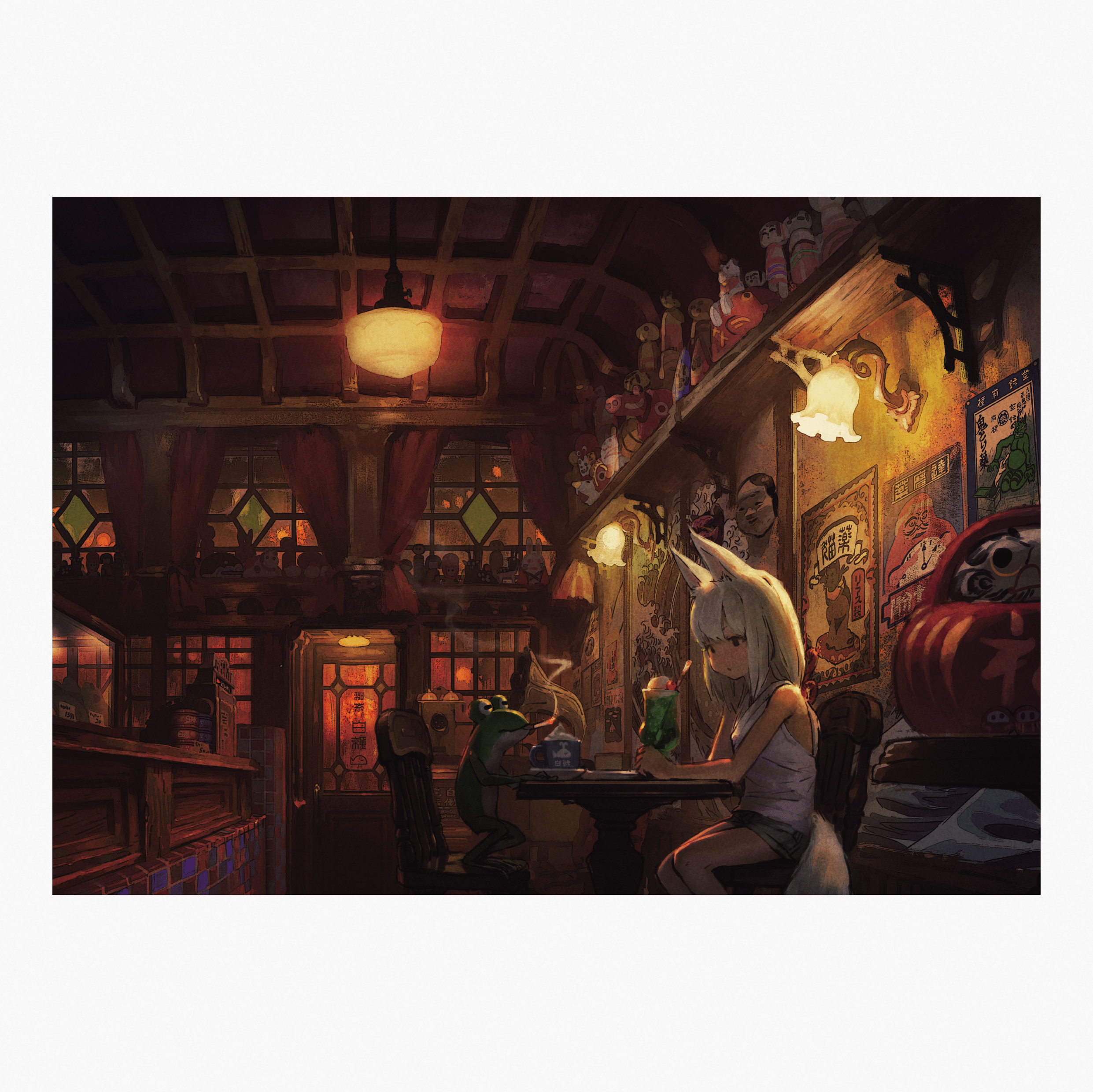 【ヨカゼを飾るアート】狐ト蛙ノ旅